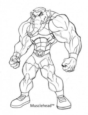Coloring Page Arm Muscles Img 272918 Muscle Coloring Page