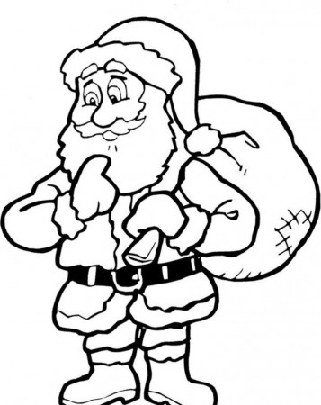 Download Santa Claus Printable Coloring Pages Christmas Or Print 
