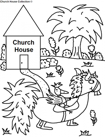 Coloring Pages For Church | Top Coloring Pages
