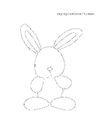 Rabbit Coloring Pages For Kids | Printable Coloring Pages