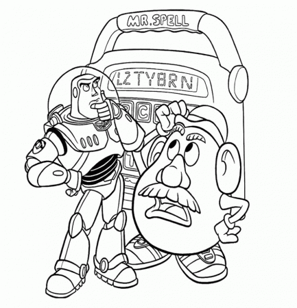 Online Buzz Lightyear Coloring Pages - deColoring
