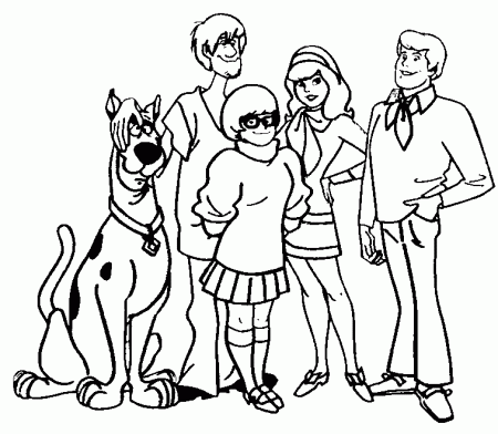 Scooby Doo Coloring Pages - Free Printable Pictures Coloring Pages 
