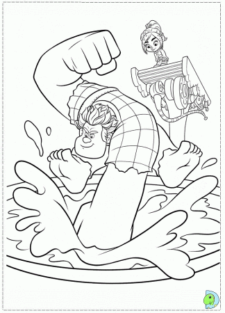 Wreck it Ralph Coloring Page