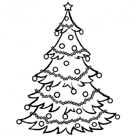 Clipart Christmas Tree Black White | Clipart Panda - Free Clipart 