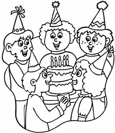 Party Hats Coloring Online | Super Coloring