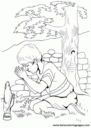 Praying Coloring Pages And Sheets Can Be Found In The Praying 