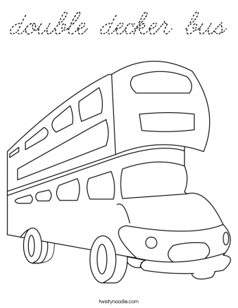 double decker bus Coloring Page | HelloColoring.com | Coloring Pages