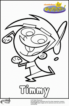 Fairly Odd Parents Coloring Pages Picture | 99coloring.com