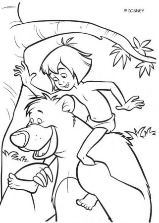 THE JUNGLE BOOK coloring pages - The Jungle Book 65