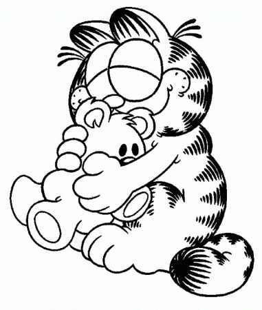 Garfield Coloring Sheets - HD Printable Coloring Pages