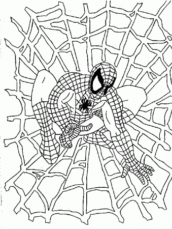 Superhero-coloring-3 | Free Coloring Page Site