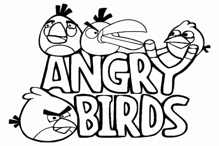 Angry Birds coloring pages overview with all the sheets of these 
