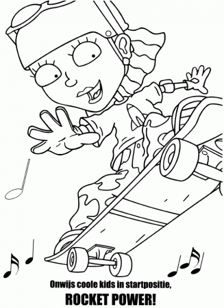 Coloring Page Rocket Power Coloring Pages 25 284684 Rocket Power 