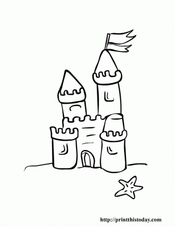 Disney Castle Coloring Pages | Printable Coloring Pages