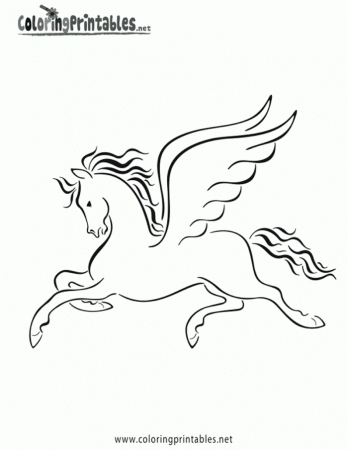 Pegasus Coloring Page | 99coloring.com