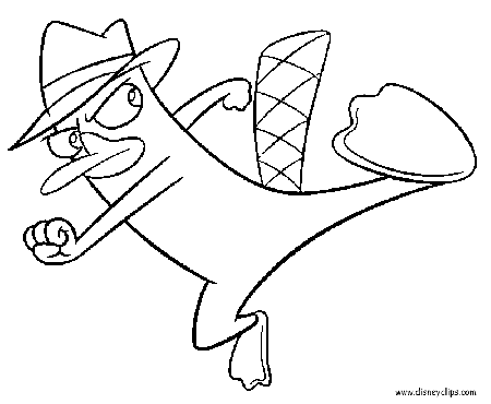 Disney Phineas and Ferb Printable Coloring Pages 2 - Disney 