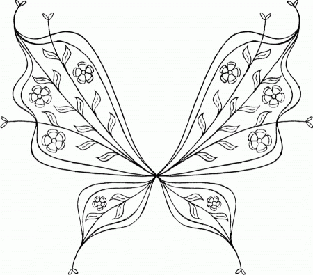 Flora Believix Wings BW by an81angel on deviantART