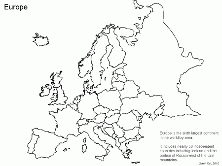 Europe Countries Coloring Pages & Coloring Book