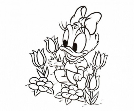 Disney Daisy Duck Kids Coloring Pages - Kids Colouring Pages