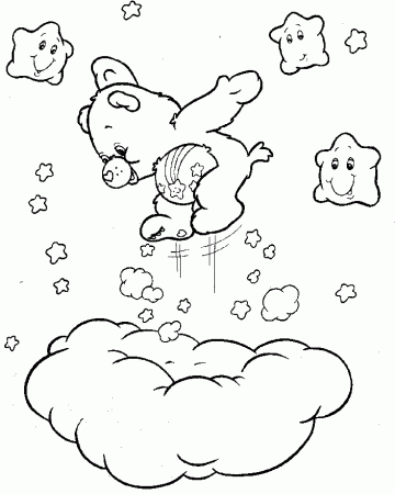 Wish Care Bear Coloring | Coloring