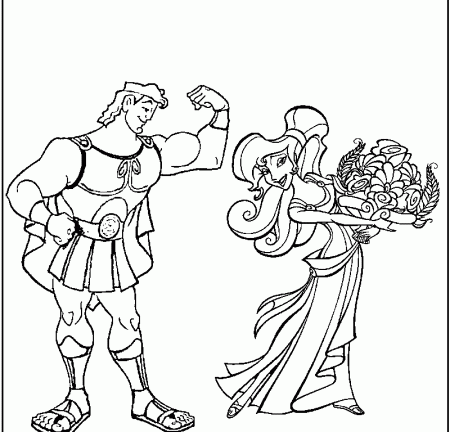 hades from hercules Colouring Pages