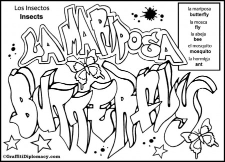 Digame Con Colores Coloring Book graffiti Diplomacy - Learn to 