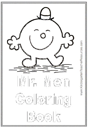 Mr Men Coloring Book