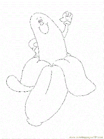 Coloring Pages Fruits and Vegetables. (Cartoons > Fruits and 