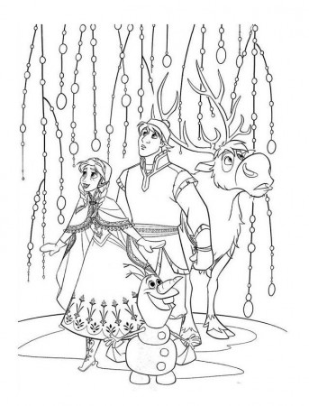 Disney Frozen Coloring Page 10 | Millie craft
