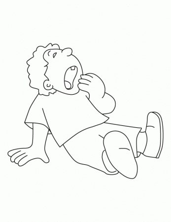 Sleepy coloring page | Download Free Sleepy coloring page for kids 