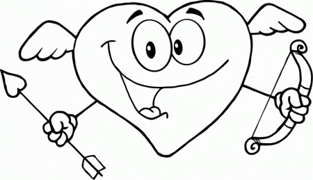 Heart Coloring Pages Love Hearts For Valentine Day Quoteko 157177 