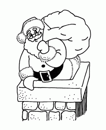 coloring-pages-of-santa-claus- 