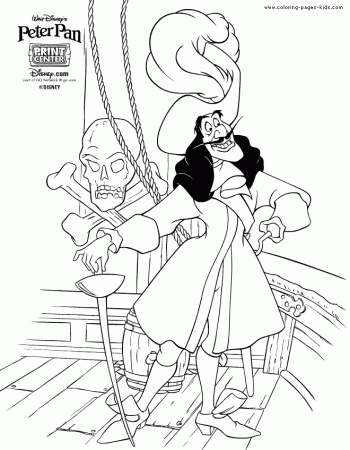 Peter Pan coloring pages - Coloring pages for kids - disney 
