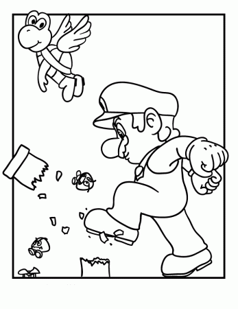 Super Mario Coloring Pages #14 | Super Mario Coloring Pages