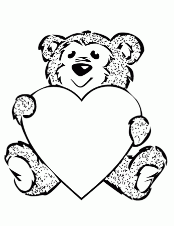 banner heart Colouring Pages (page 2)