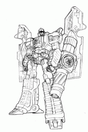 Transformers-Megatron-Coloring-Page4kids | Easy Coloring Pages for All