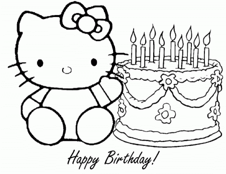 design birthday coloring page - ColoringforKids.info 