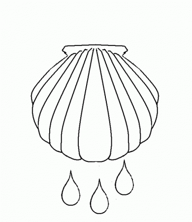 seashell-template-50j31482 - HD Printable Coloring Pages