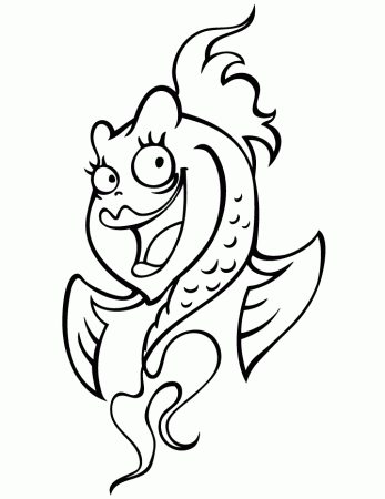 baby fish Colouring Pages