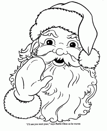 BlueBonkers : Santa Claus Coloring pages - 20