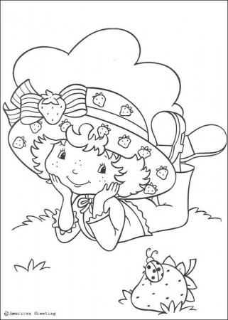 Strawberry Shortcake Coloring Pages – free