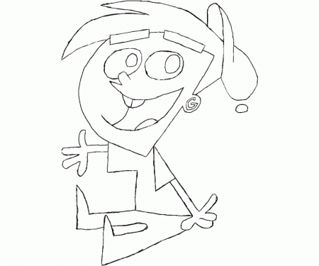 Free Fairly Oddparents Coloring Printable - Kids Colouring Pages