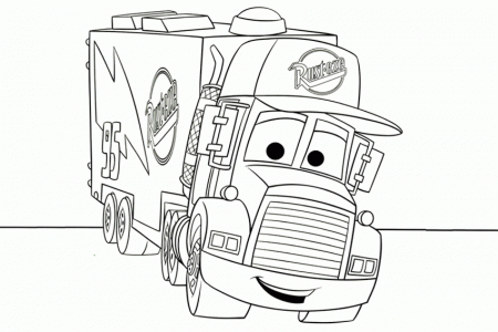 Disney Cars Coloring Pages Mack Cars - smilecoloring.com