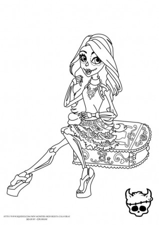 monster-high-coloring-pages-real-baby-450 | Free coloring pages 