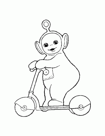 Coloring Page - Teletubbies coloring pages 6