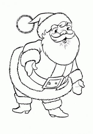 Download Santa Claus Christmas Coloring Pages Printable Or Print 