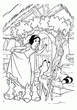 Snow White Coloring Pages 049