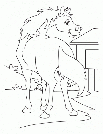 Ready to talk to air horse coloring pages | Download Free Ready to 