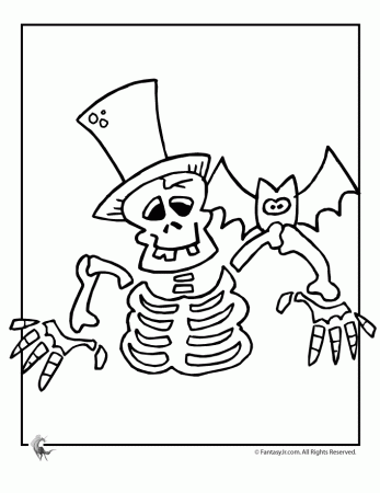 Printable Skeleton For Halloween