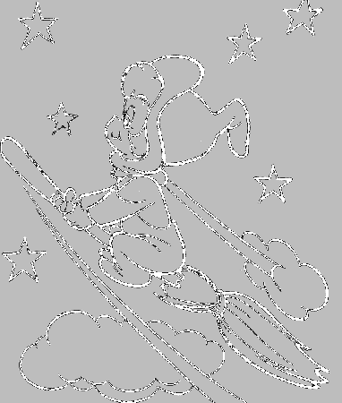 Dwarf Witch Coloring Pages - Halloween Coloring Pages : iKids 